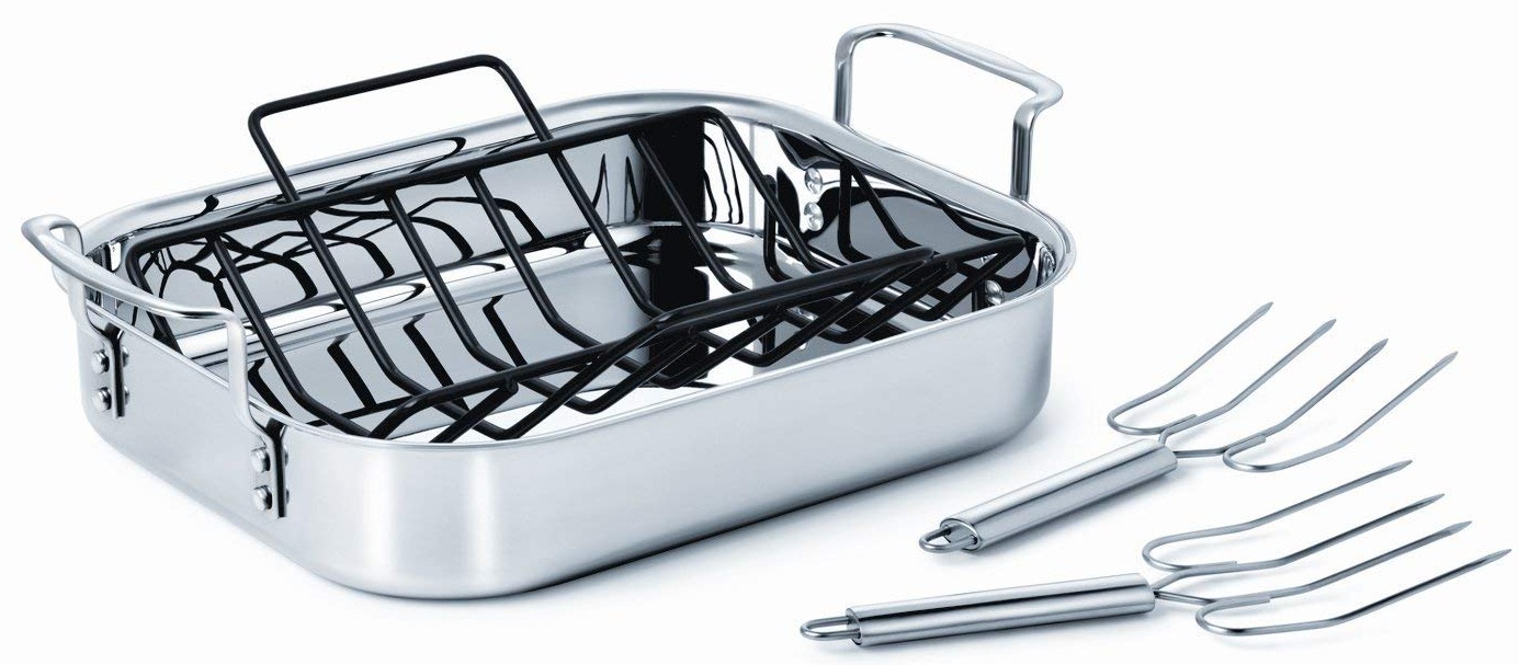 10 Best Stainless Steel Roasting Pans Review in 2019 Get the Right