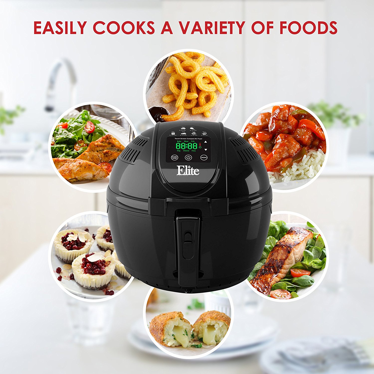 Elite Platinum EAF1506D Air Fryer Review Fryer House