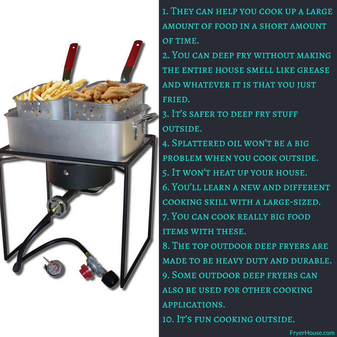 10 Benefits of Using the Outdoor Deep Fryers