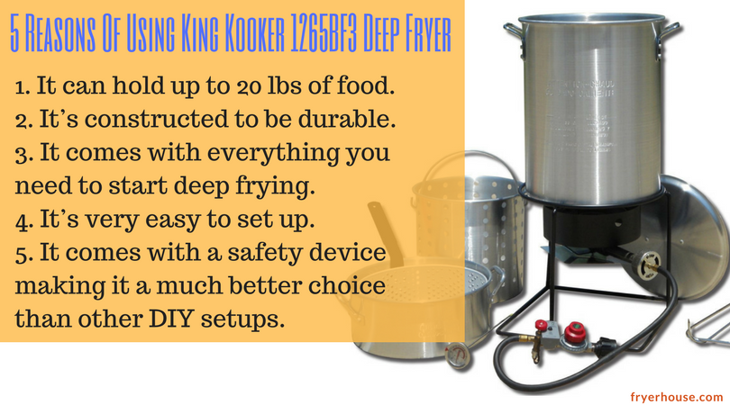 5 Reasons Of Using King Kooker 1265BF3 Deep Fryers