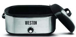 Weston 22 quart Stainless Steel Turkey Roaster Oven
