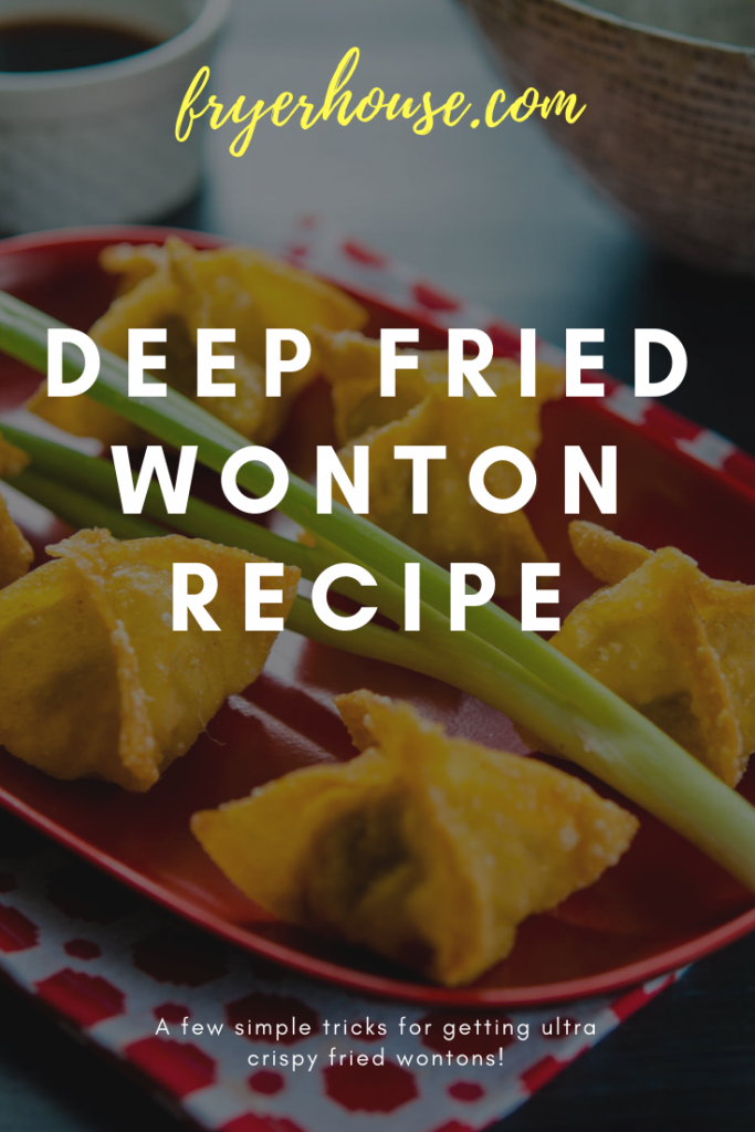 Easy Deep Fried Wonton Recipe Fryerhouse Com
