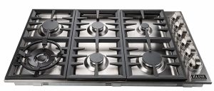ZLINE 36 in Dropin Cooktop with 6 Gas Burners
