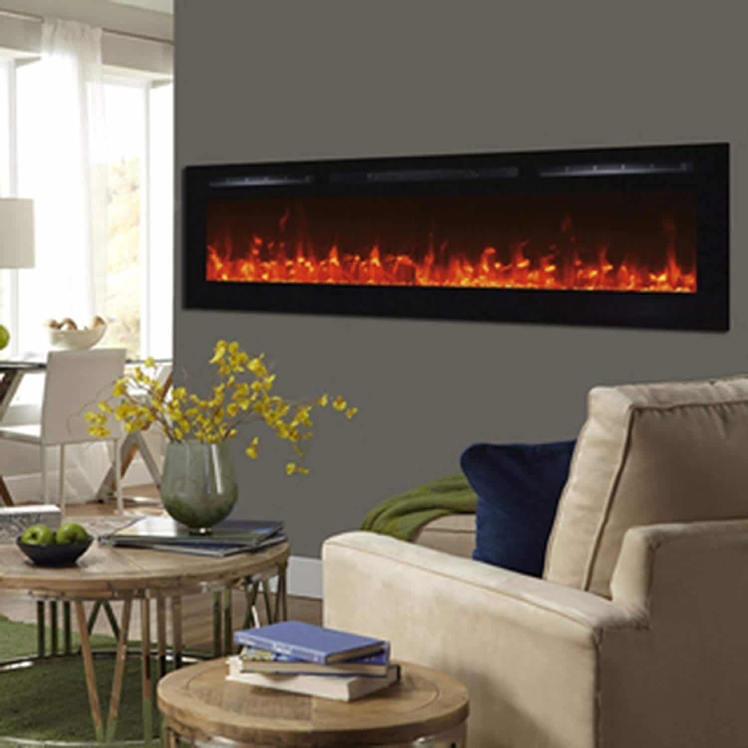 Top 12 Best Linear Electric Fireplace Review 2021