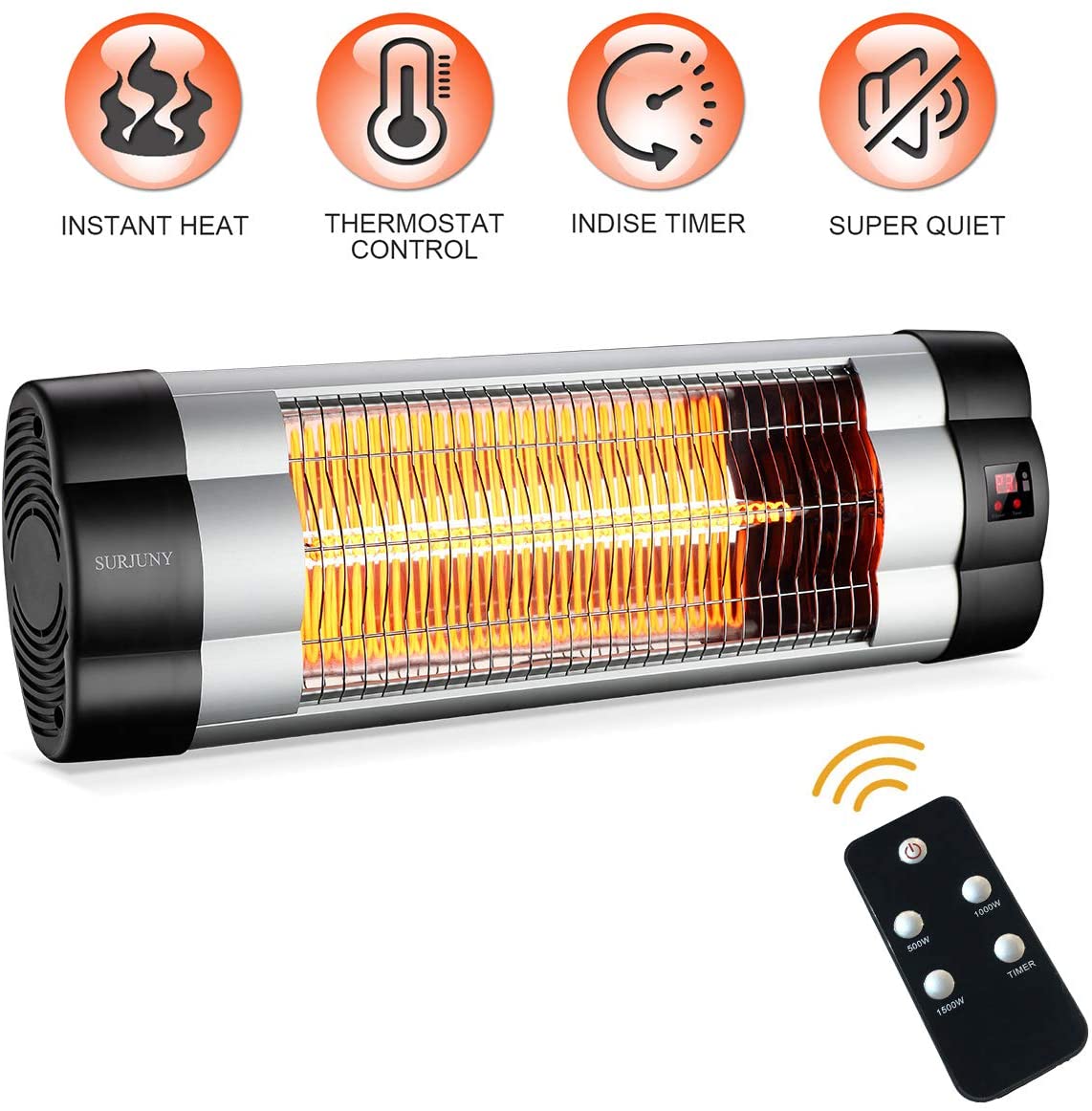 Look Luxurious Electric Wall Mounted Patio Heater: Experience Warmth And Comfort Outdoors viral