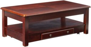 Logan Cheap Lift Top Coffee Table in Cherry