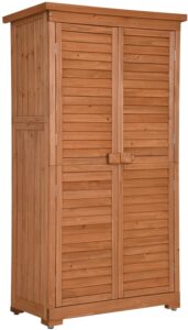 MCombo 63 inch Tall Garden Storage Shed