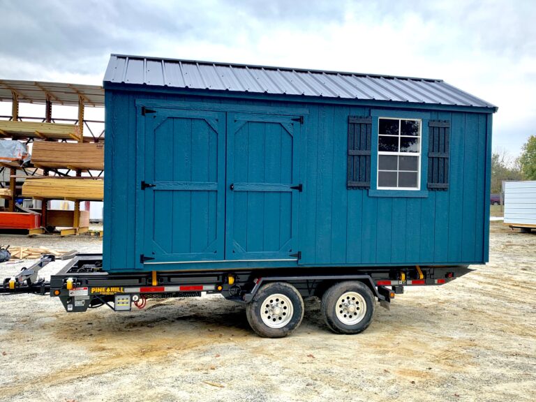How To Build A Storage Shed On Wheels?