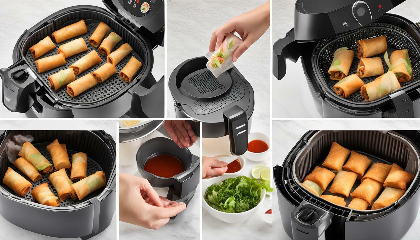 How to Cook Spring Rolls in Air Fryer?
