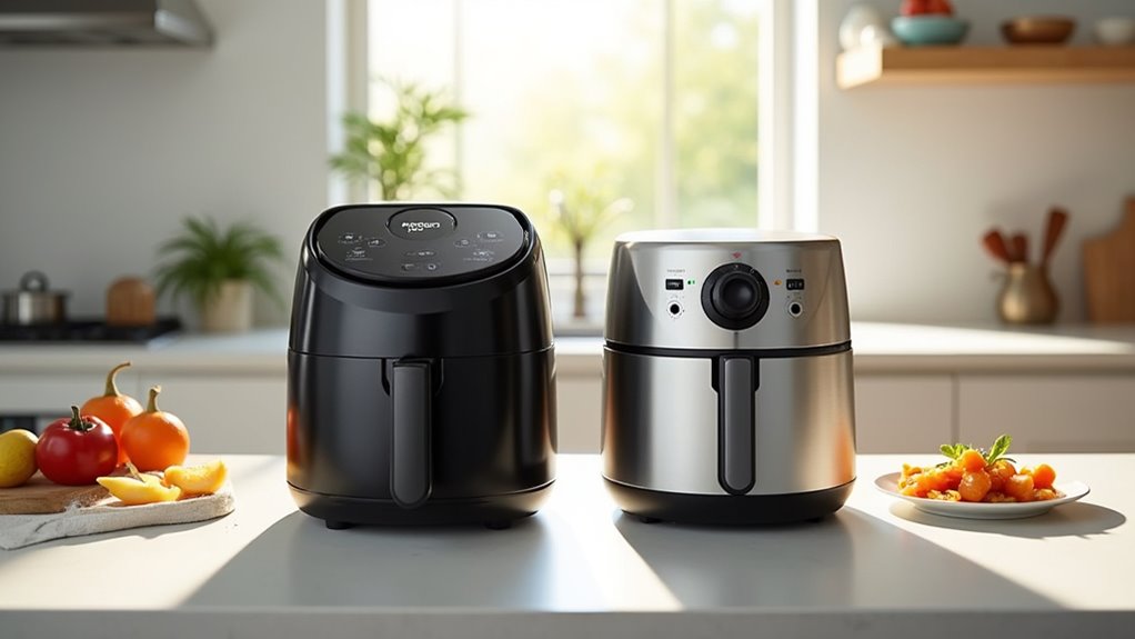 air fryer capacity and features