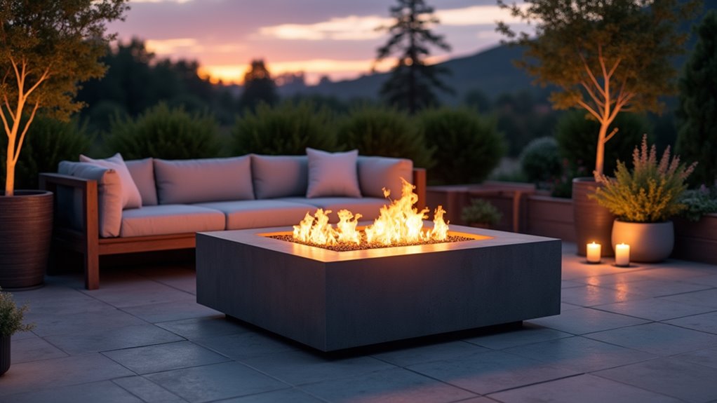 choosing outdoor gas fire pits