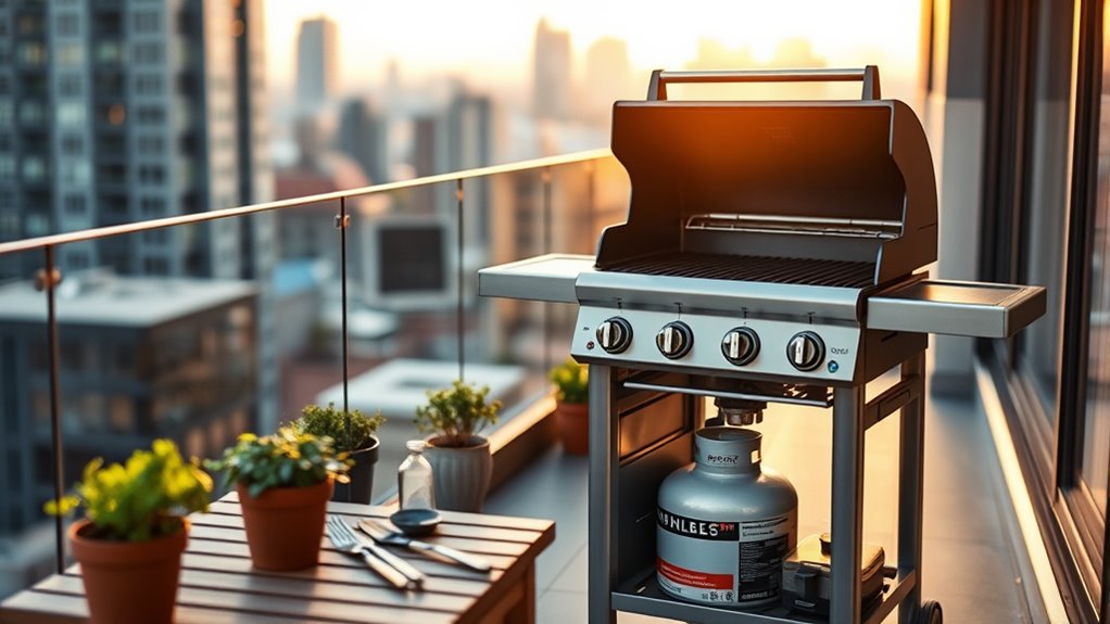 apartment gas grill considerations