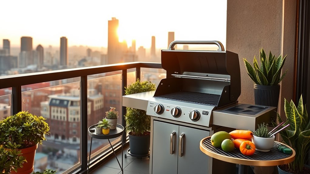 balcony electric grill considerations