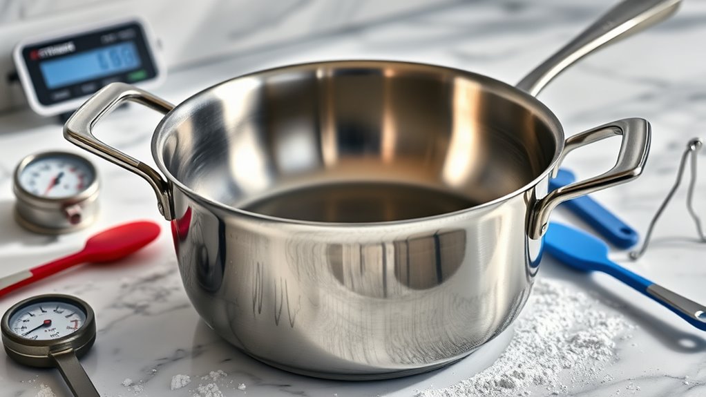choosing cookware for candy