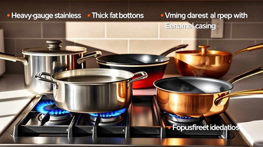 choosing durable heat efficient cookware