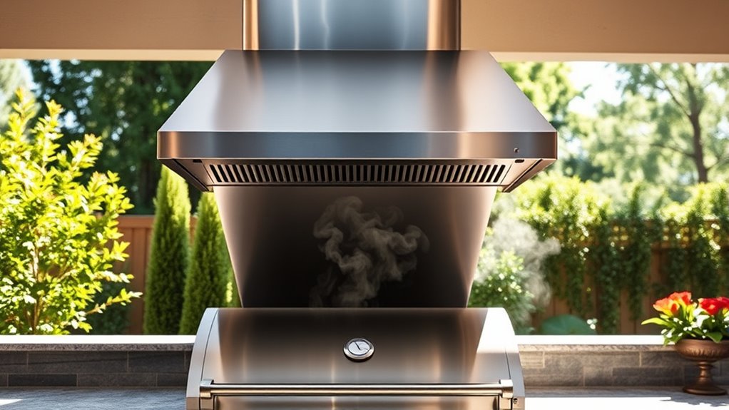 choosing outdoor grill hood