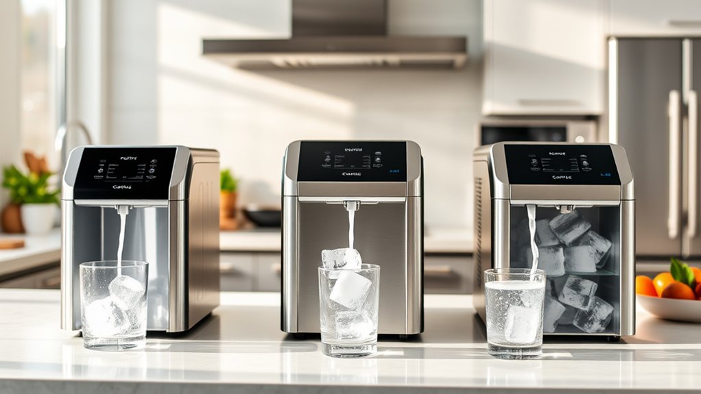 consider ice maker features