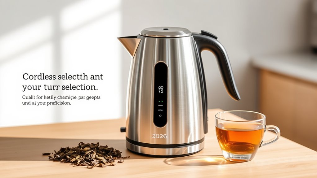 cordless kettle selection factors