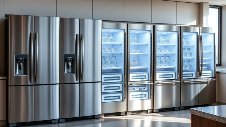 counter depth ice maker refrigerators