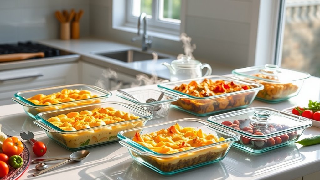 durable sized lidded bakeware