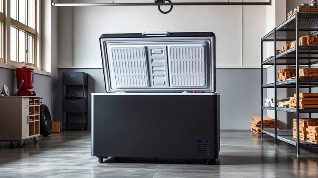garage freezer selection tips