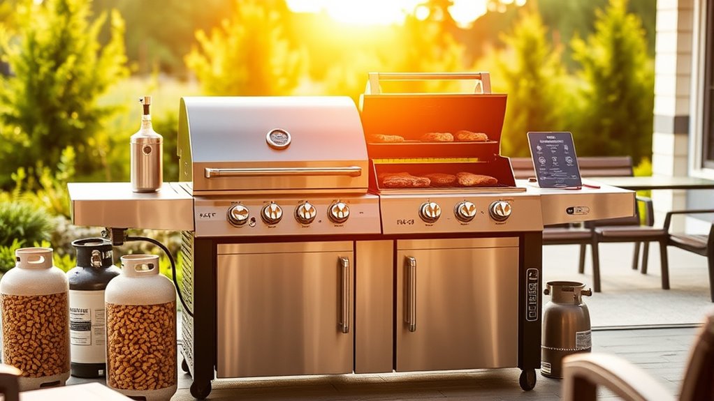 grill compatibility and features