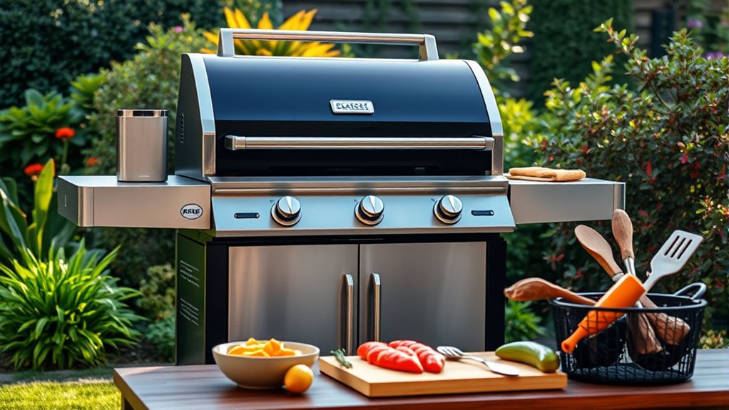 grill size durability portability cleanliness