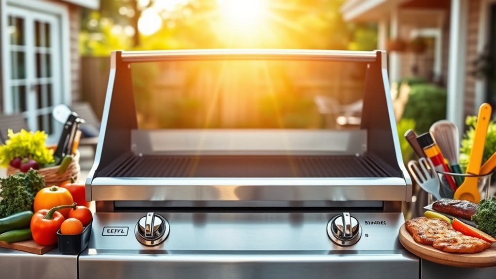 grill size material mobility