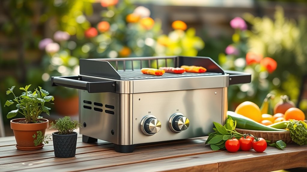 grill size materials portability