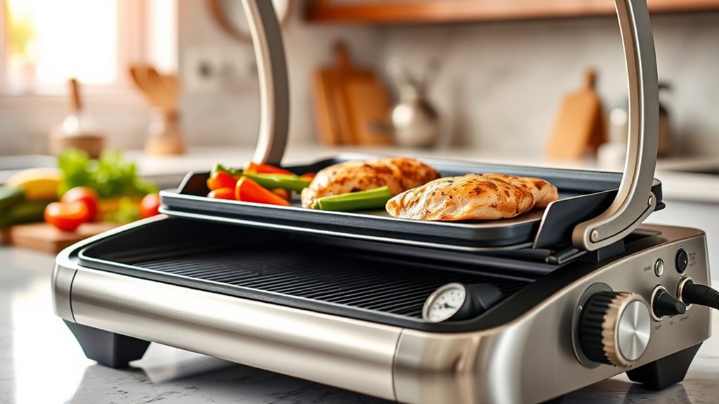 grill size nonstick coating