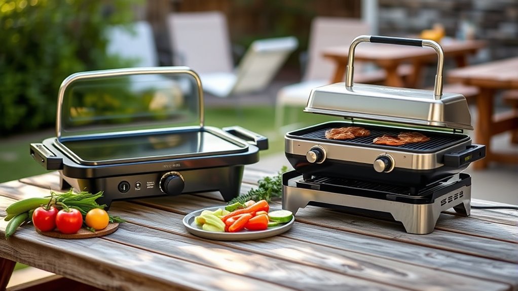 grill size portability safety