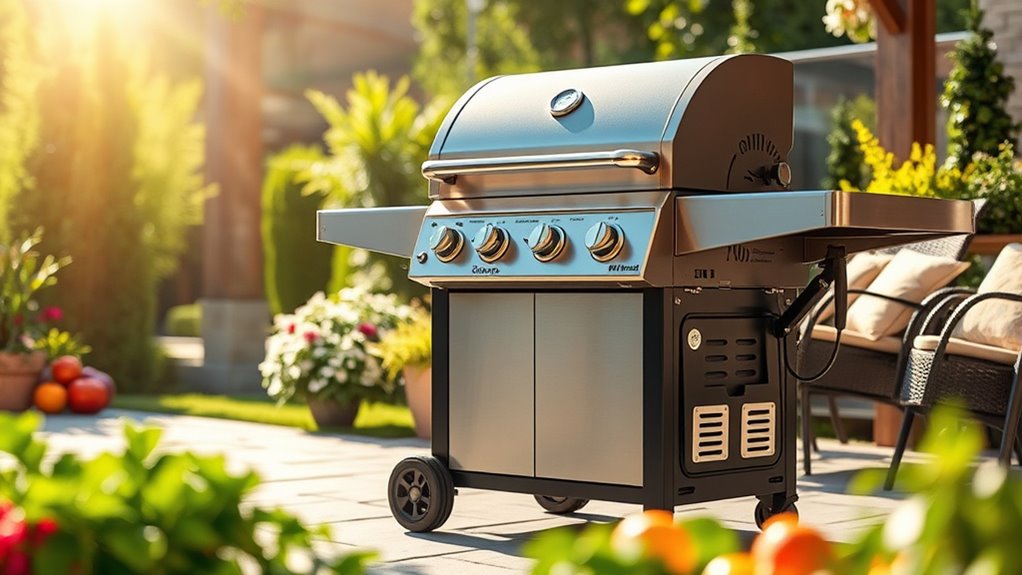 grill size power durability