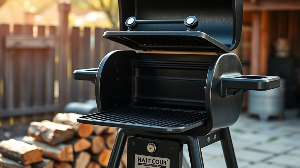 grill size temperature control