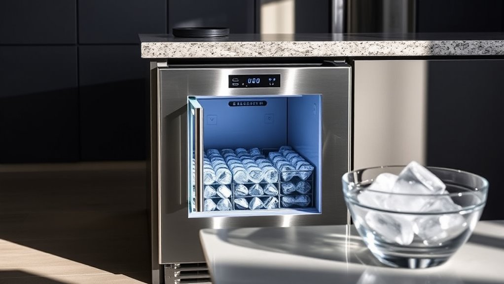 ice production and efficiency