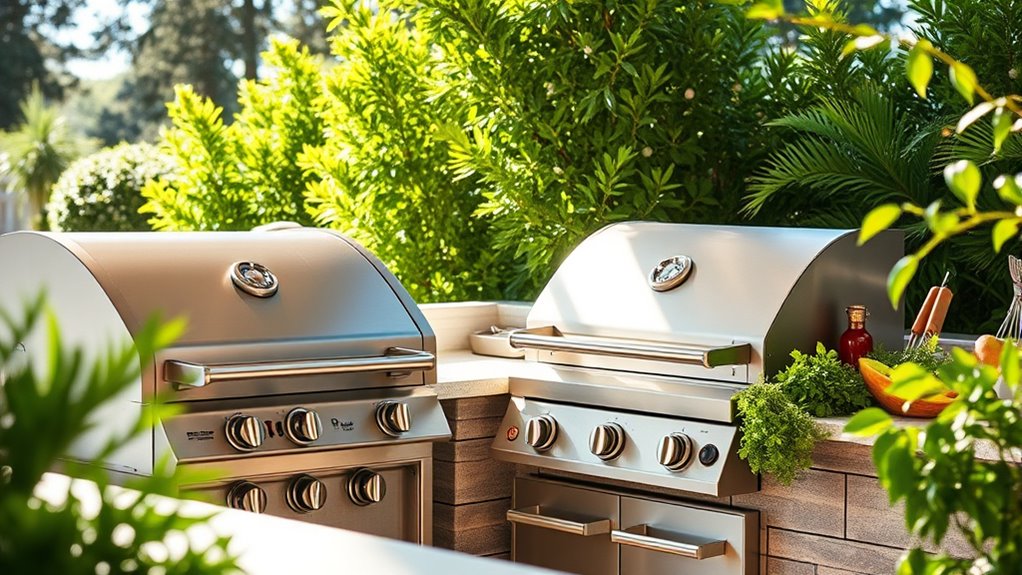 natural gas grill selection
