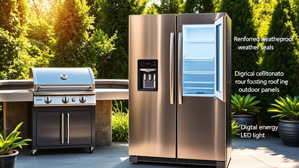 outdoor refrigerator selection factors