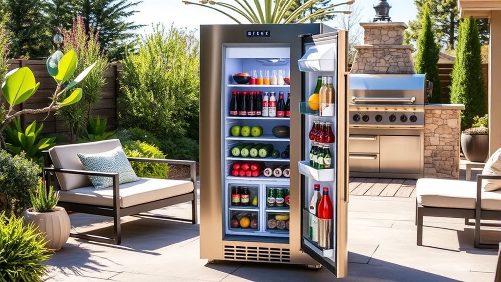 outdoor refrigerator selection factors