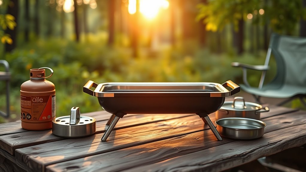 portable durable camping grill