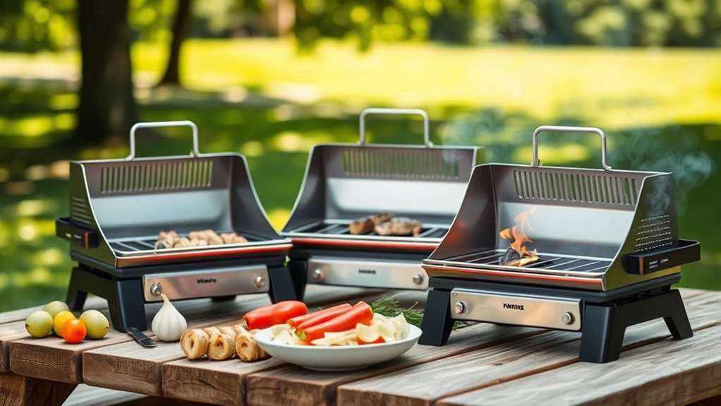 portable grill size matters