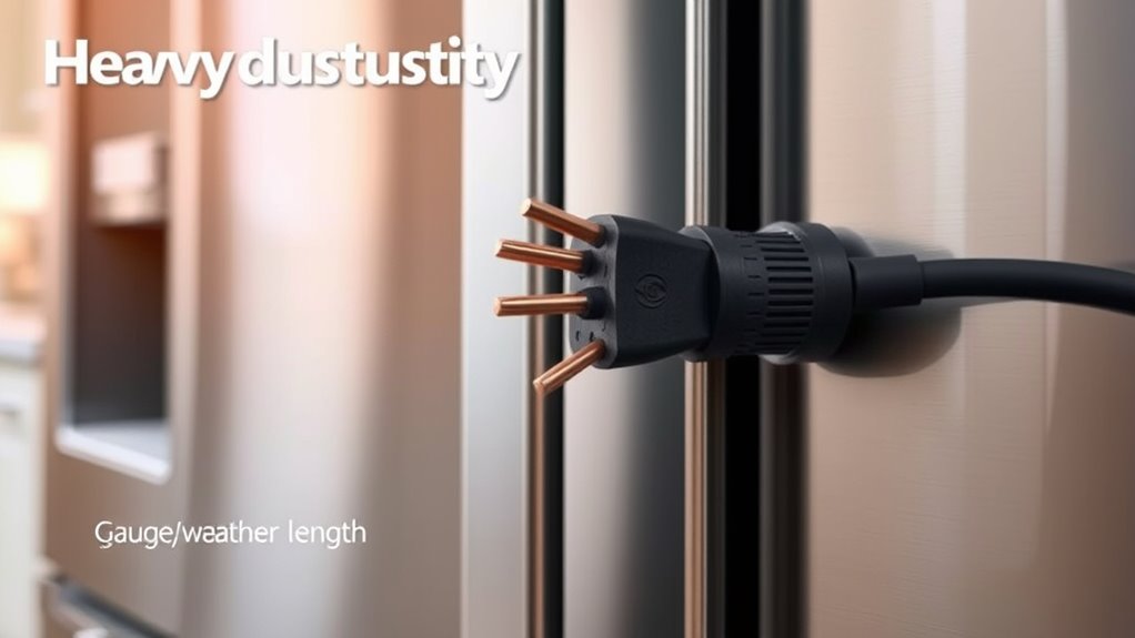 refrigerator extension cord guidelines