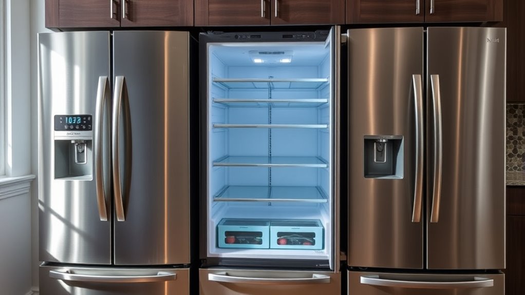 refrigerator size and efficiency