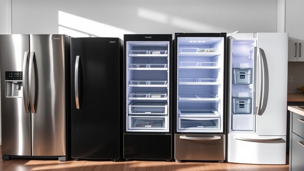 refrigerator size and efficiency