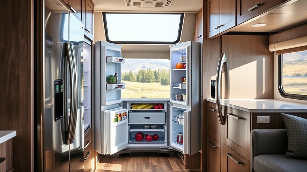 rv refrigerator selection factors