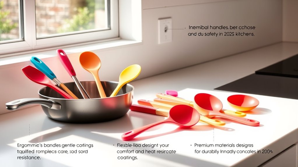 safe comfortable non scratch utensils