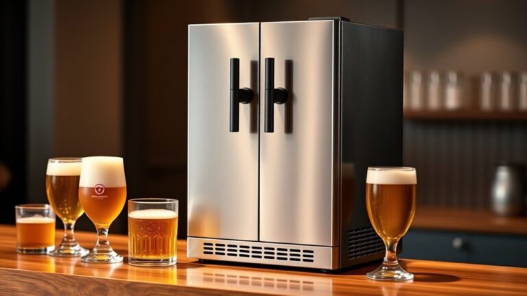 top dual tap kegerators