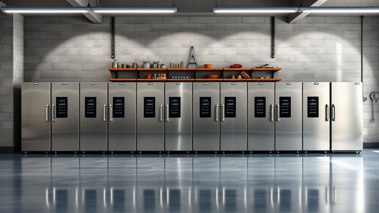 top freezers for garages