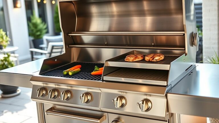 top gas grill combos