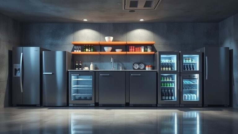 top refrigerators for basements