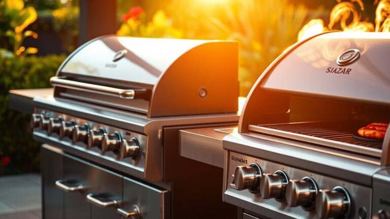 top stainless steel grills