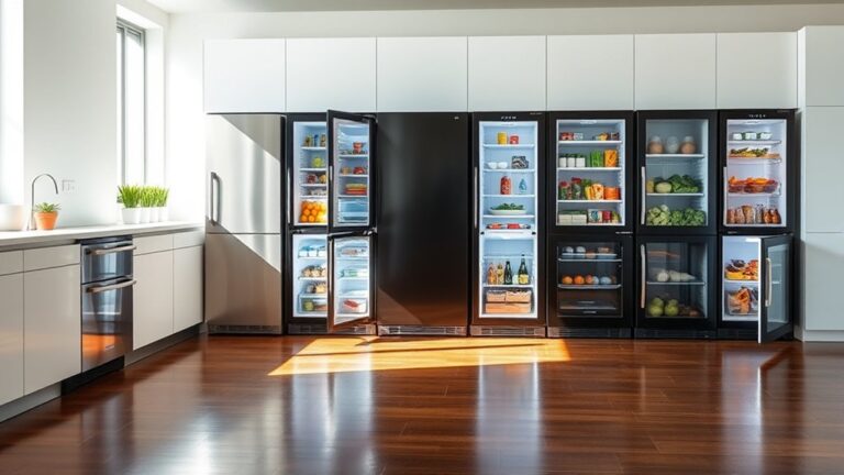 upright freezers space saving